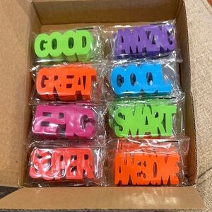 3-24 Packs: Raymond Geddes Positive Attitude Erasers for Kids party favors